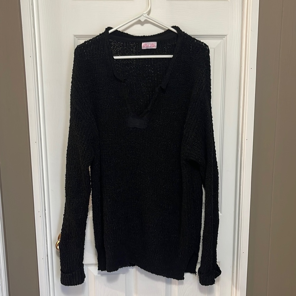 Black Oversized Sweater